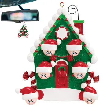 Šeimos papuošalai Kalėdų eglutės kalėdinėms dekoracijoms Sniego namas Susibūrimo simbolis Sukurkite kalėdinę nuotaiką svetainei